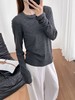 纯元！ 100%美利奴羊毛圆领针织衫 商品缩略图9