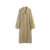 绽放518朵/亚麻棉气质显瘦立领中长款风衣外套女经典廓形通勤大衣 商品缩略图4