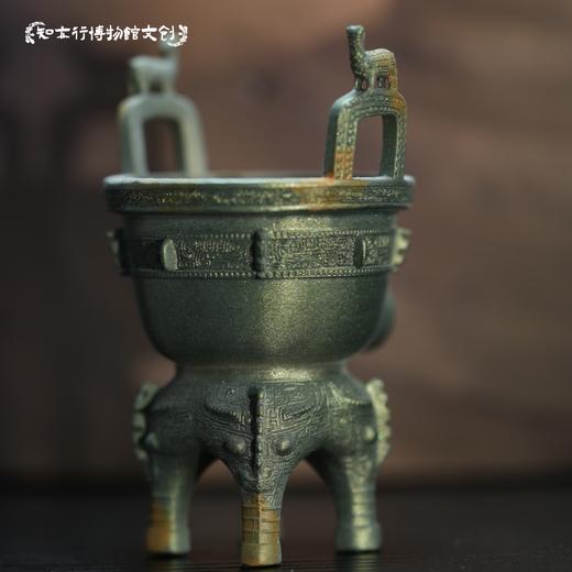 江西博物院立鹿耳四足青铜甗立体冰箱贴文创旅游纪念品 商品图0