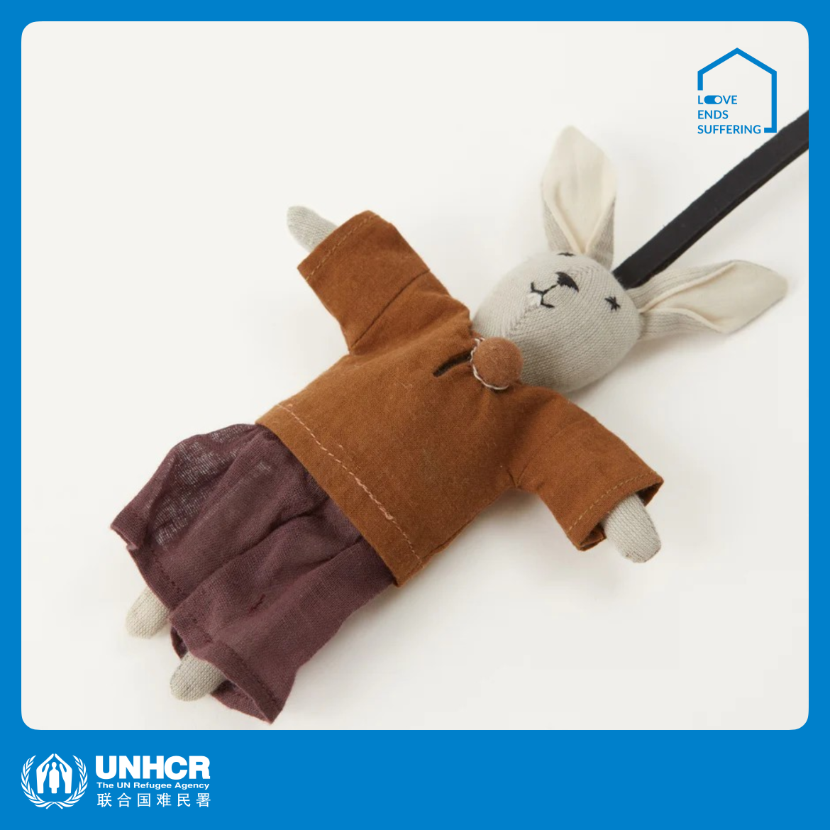 心艺手作：开心兔挂饰 Uji Rabbit Bag Charm