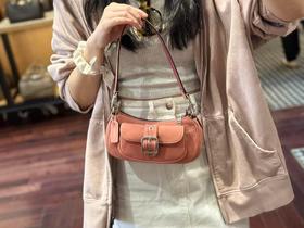 到手价1480元 Coach麂皮Ashton mini斜挎/腋下包 尺寸：20*9.5*5.5cm  美国代购，无中文标签，介意慎拍
