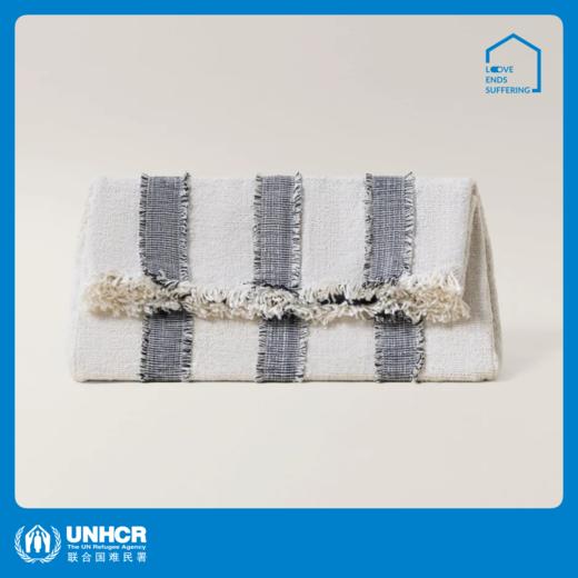 心艺手作：条纹折叠手拿包 Woven Lunch Bag Clutch 商品图0