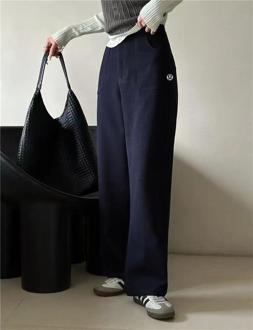 F022757春夏季新款休闲通勤水洗原色阔腿牛仔裤 商品图4