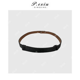 04-6潘依绣丁丁宠粉【ins风】休闲百搭极简牛皮皮带CF1511