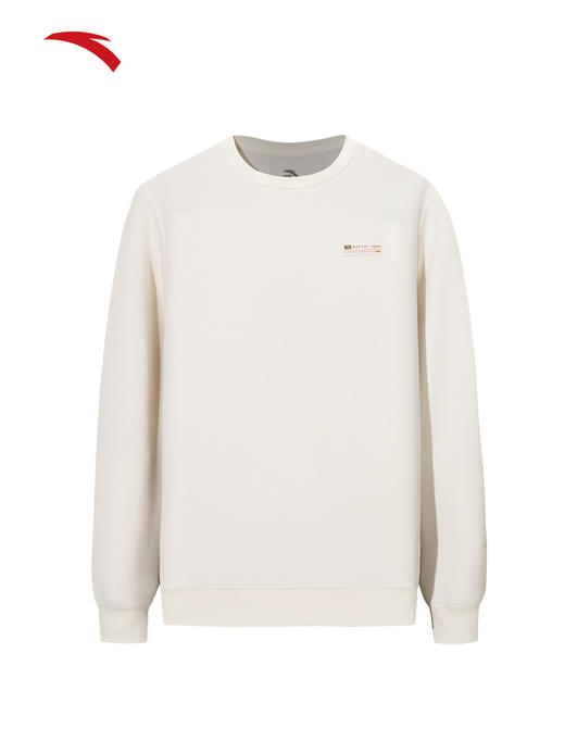 安踏套头卫衣男2026新款跑步训练宽松圆领长袖运动上衣152617722 商品图3