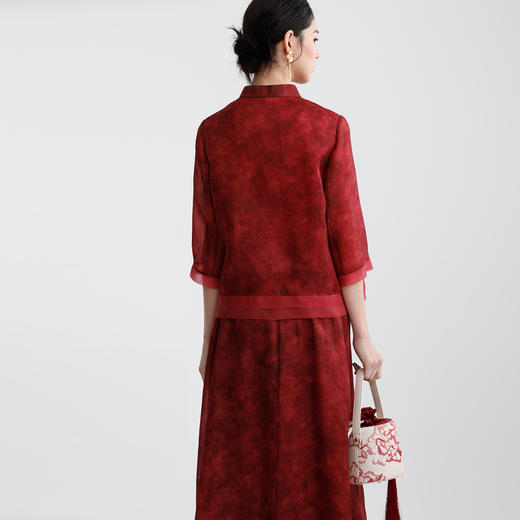 戴布拉芬丝绸上衣L29B156 商品图4