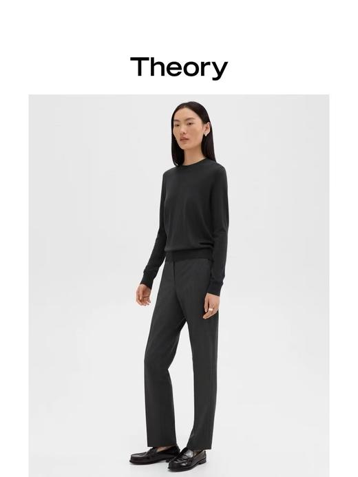 纯元！ 100%美利奴羊毛圆领针织衫 商品图5