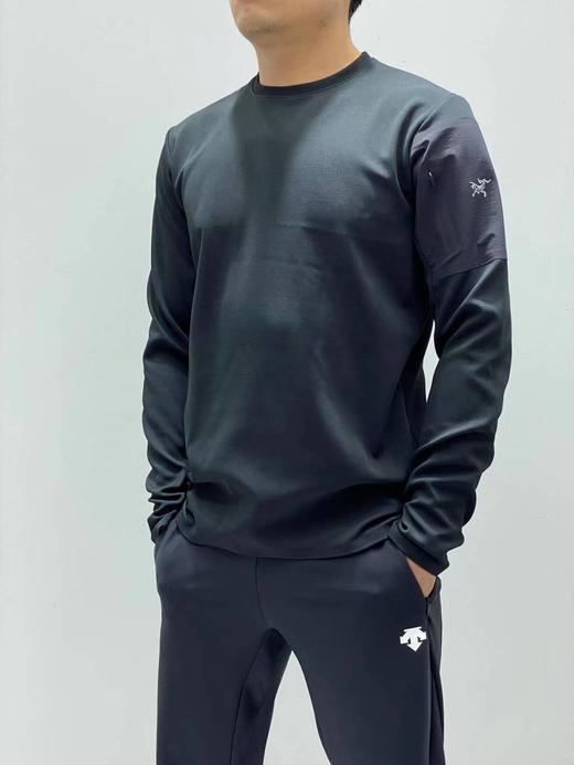 F022749城市机能户外长袖圆领T恤休闲长袖袖臂贴袋卫衣 商品图8