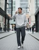 【智感连帽卫衣】400g男士2026春新品连帽套头卫衣套装上衣松弛老钱风减压无龄款 商品缩略图5