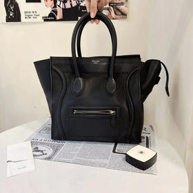 Celine mini 牛皮 黑色 笑脸包