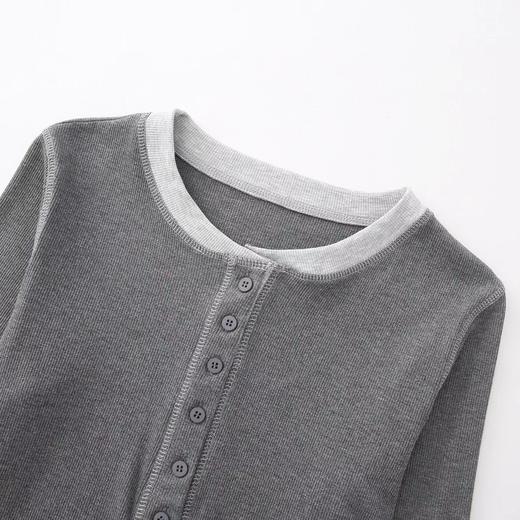 F022726春季新款圆领长袖简约T恤套头上衣打底 商品图9