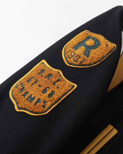 F022745复古拼色翻领秀款棒球服外套男女同款 商品图13