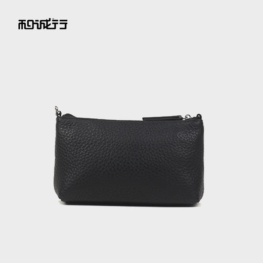 和诚行2026春季新款女高级感时尚真皮精致手拎斜挎单肩包4590018 商品图3