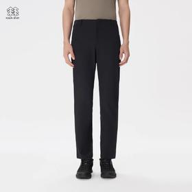 点此购买 可隆春秋季男士商务休闲防泼水软壳裤 bk 340959