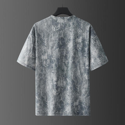 【DSK】大依优型大码男装夏季休闲短袖潮流运动百搭圆领短袖T恤350斤可穿 商品图2