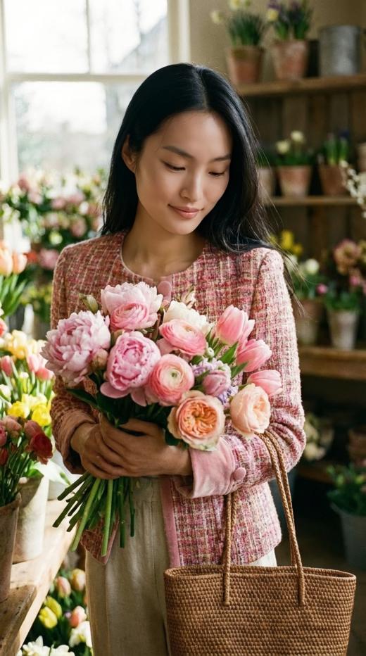 轻国风别致撞色袖翻褶外套 商品图3