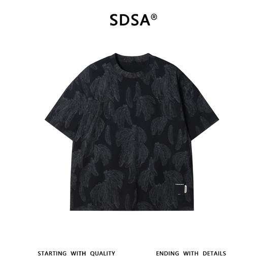 9743SDSA男装2026新款印花时尚短袖夏季休闲潮流男装香蕉3D图案T恤 商品图1