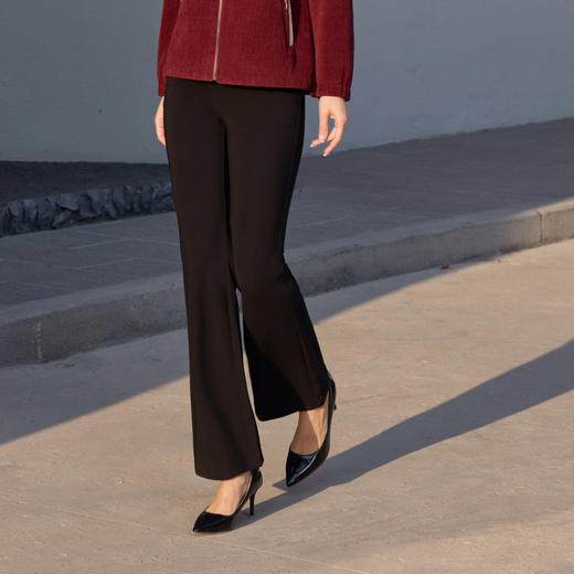 半身缘女裤 春季抗皱透气舒适百搭休闲裤261102M10320180 商品图2