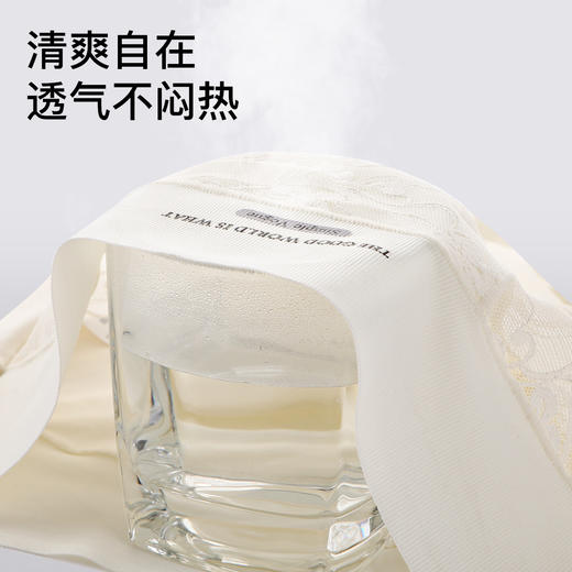 N2-【蕾丝高腰轻收腹】3条10A抑菌无痕不夹臀女士内裤提臀轻塑裤女  笔韵生香 商品图7