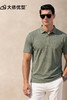 【DG】大依优型大码男装翻领POLO衫纯色短袖上衣商务休闲百搭T恤300斤 商品缩略图5