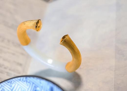 玉骨凝脂 极品俄白和田玉手镯 JD 商品图6