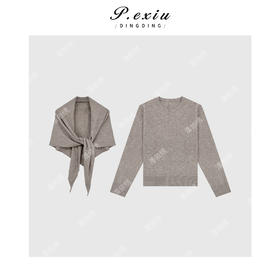 A008潘依绣丁丁宠粉羊-毛 温柔文艺毛织上衣 Q1267