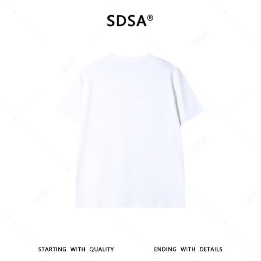 36282SDSA男装2026新款重磅基础款正肩T恤宽松显瘦百搭短袖亲肤透气 商品图5