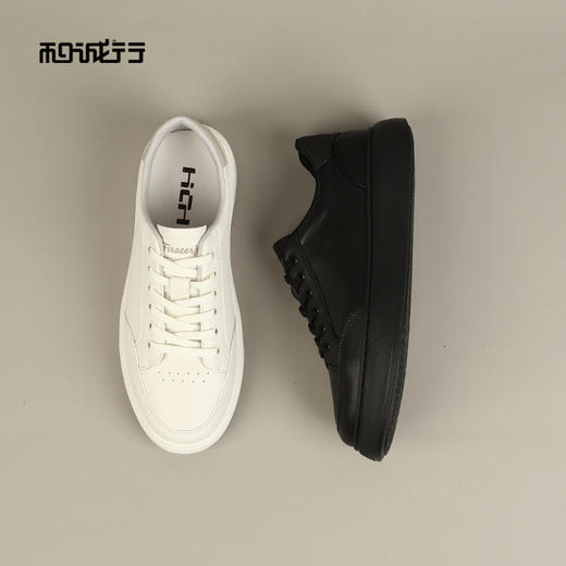 和诚行2026春季新款舒适日常百搭真皮男式休闲鞋0551274 商品图3