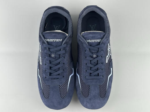春季特惠💰750 LV男鞋 代购冲正版本！区分普通货 LV RALLY 2025SS 德训鞋拼接绒面牛皮革和网格面料 商品图7