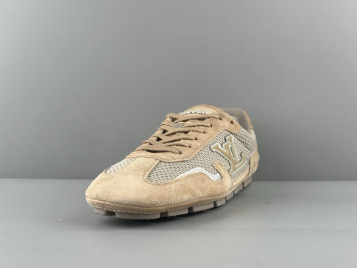 春季特惠💰750 LV男鞋 代购冲正版本！区分普通货 LV RALLY 2025SS 德训鞋拼接绒面牛皮革和网格面料 商品图1