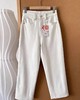 F022723四面弹雪醋酸浅色牛仔裤显瘦显腿直法棍裤女小个子九分直筒裤 商品缩略图1