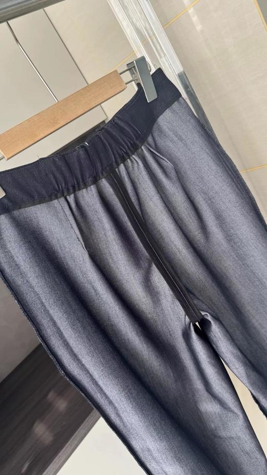 F022757春夏季新款休闲通勤水洗原色阔腿牛仔裤 商品图12