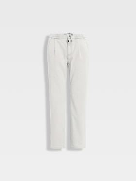 callisto黎明灰宽松直筒收脚牛仔休闲裤