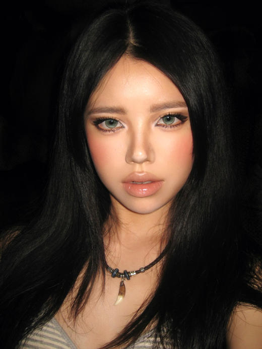 Kira Fairy（kirafairy）日抛(十片装)   古萃水薄荷（蛇娘脉络） 「771」 直径14.5mm着色13.8mm 商品图5