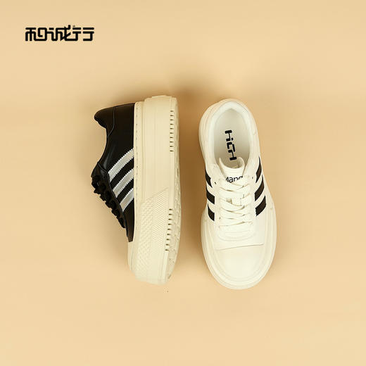 和诚行2026春季新款小白鞋厚底增高百搭板鞋女式休闲鞋1580179 商品图3