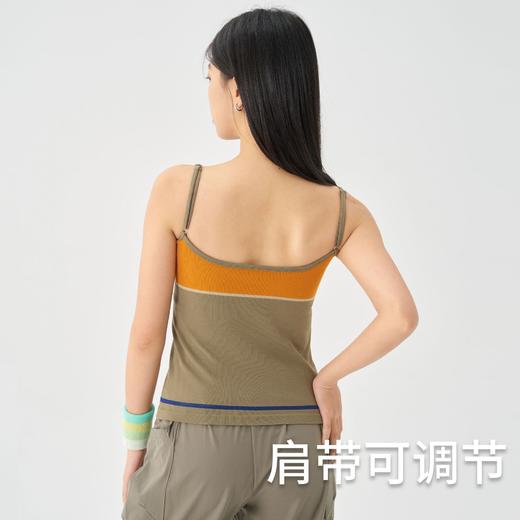 【路路精选】新款高弹运动跑步吸湿速干运动背心修身显瘦时尚撞色拼接瑜伽服女 商品图2