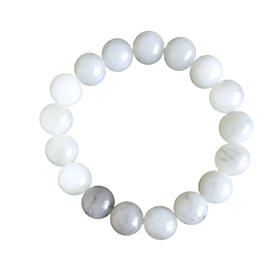 【天然正品】天然新疆籽料约12.0MM青花和田玉圆珠手串250226NJS12