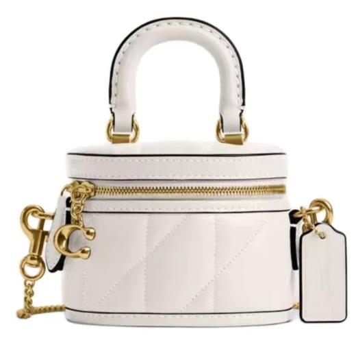 到手价1599 COACH蔻驰 Trail 12 顶部提手拉链开合 纳帕皮革 单肩手提包 尺寸：11.5*7.5*9cm  美国代购，无中文标签，介意慎拍 商品图1