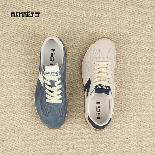 和诚行2026春季新款舒适休闲百搭运动系带男式休闲鞋1370154 商品图4