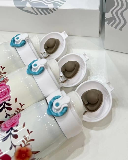 F022789花卉系列316不锈钢百花齐放保温杯500ml 商品图7