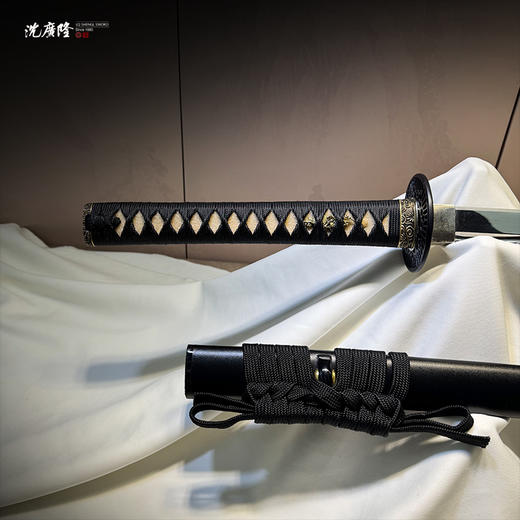 黑武士打刀 传统刀剑 沈广隆刀剑 武士 未开刃 商品图4