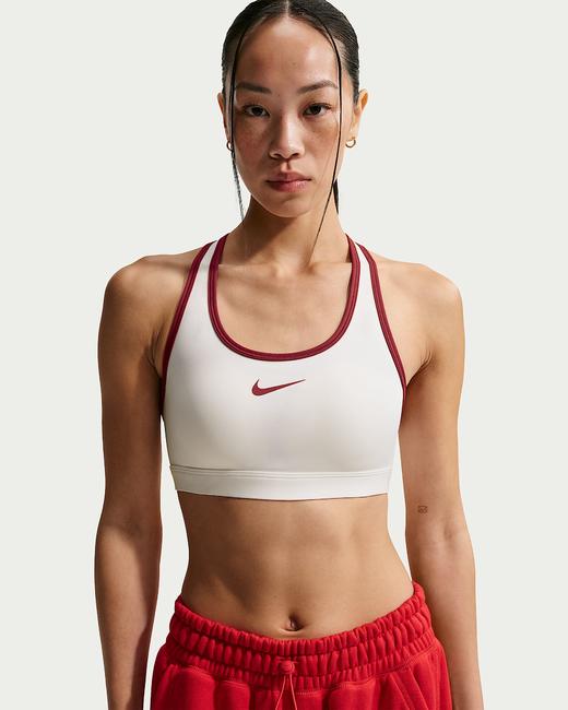 Nike 耐克Swoosh 马年限定脱缰系列 新年款女子速干中强度支撑运动内衣IQ3832-133 商品图0