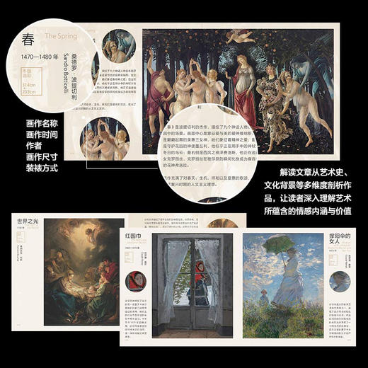 名画里的秘密：关于爱情、治愈和勇气（三册套装，精致函套礼盒）(飞机盒外有套装条码） 商品图4