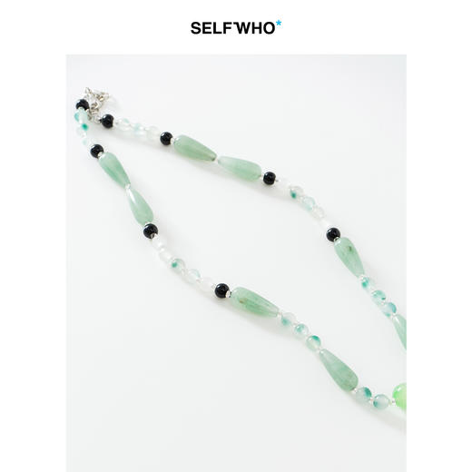 SELFWHO绿串珠项链 商品图3
