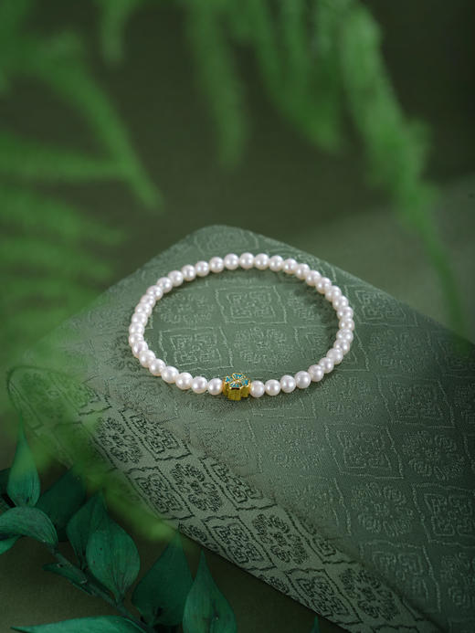 子佩集【幸运如愿】珍珠惜王妃手链【AYSL12】四叶草镀金2602 商品图5