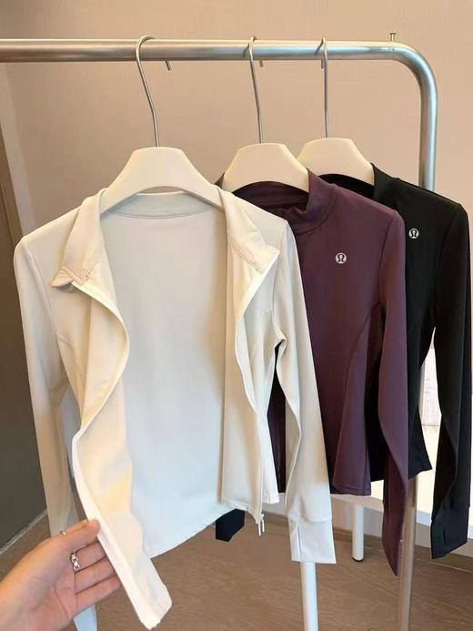 F022756春季新款黑科技冰感健身瑜伽外套 商品图3