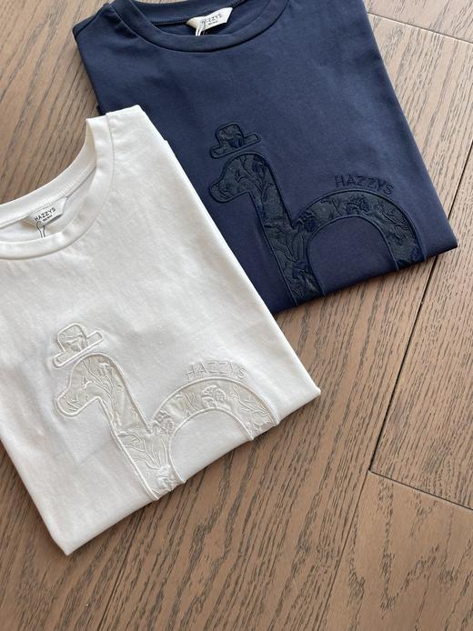 点此购买 哈吉斯春夏季大狗狗女款刺绣短袖T恤 mp 341001 商品图13