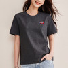 「自j」全新升级【铂金会员109/天猫149/差价40】(03955)洛诗琳小马刺绣纯棉短袖2026春季新款百搭正肩通勤T恤女 商品缩略图3