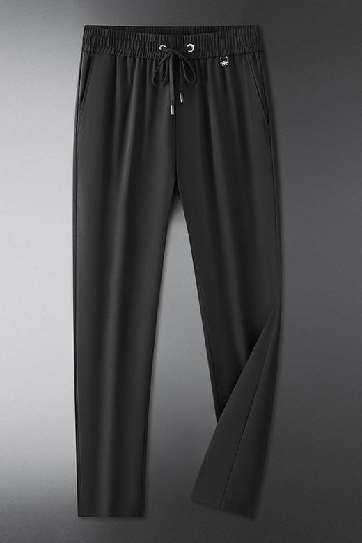 【DWD】大依优型大码男装春季亚麻商务长裤休闲百搭松紧腰长裤 商品图5