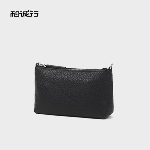 和诚行2026春季新款女高级感时尚真皮精致手拎斜挎单肩包4590018 商品图1